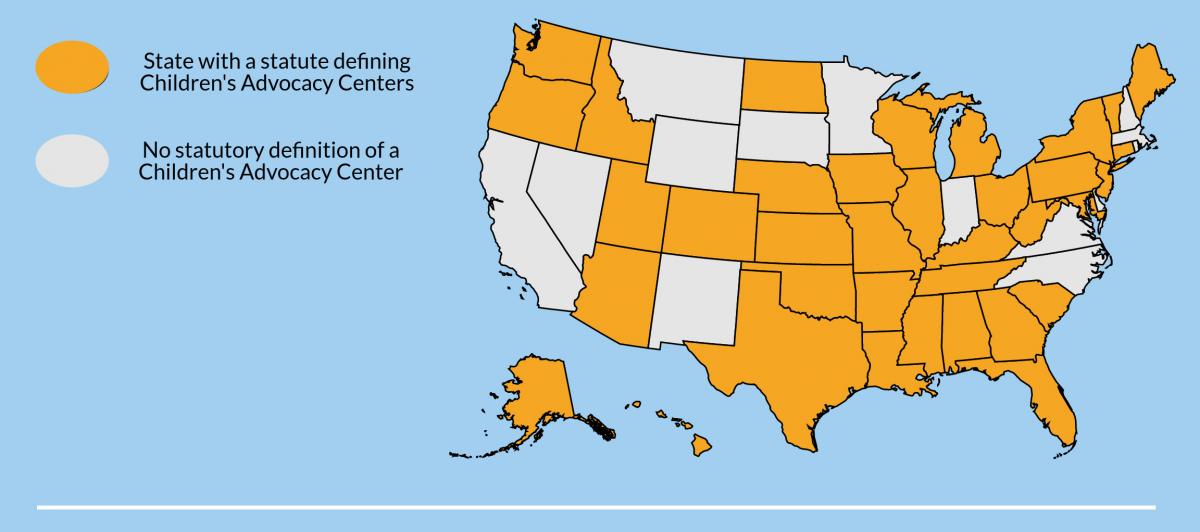 Map of CACs with and without Defining Legislation