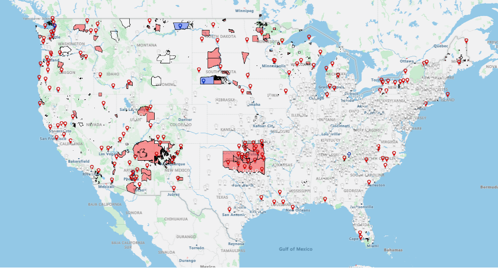 Interactive National Map: 2022 Coverage of Tribal Areas