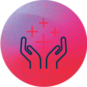 Hands together icon