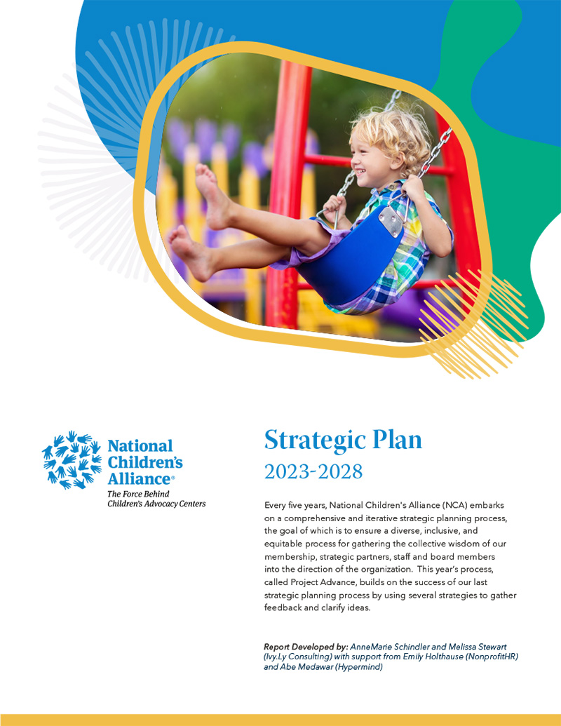 National Children's Alliance Strategic Plan 2023-2028 Cover Image