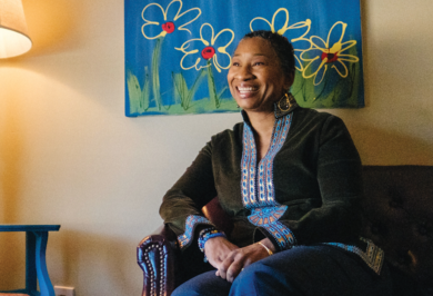 Tomiko Mackey in an interview