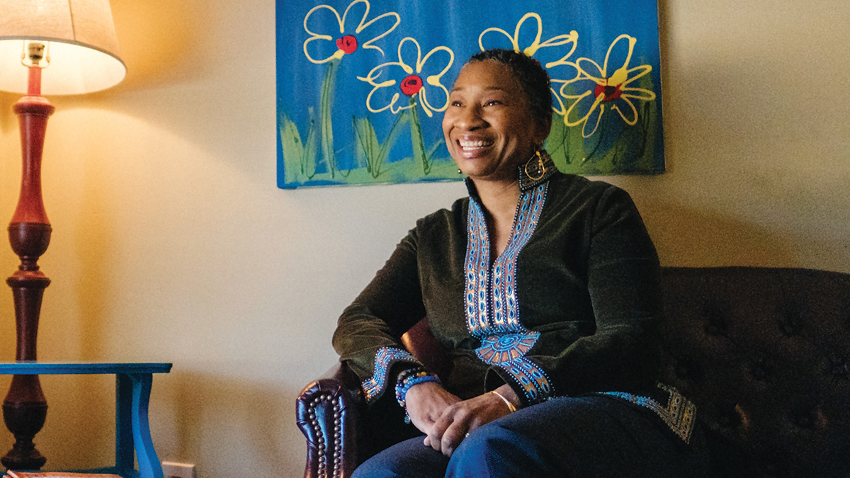 Tomiko Mackey in an interview
